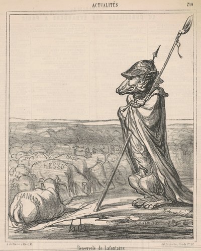 Renouvelée de la fontaine de Honoré Daumier
