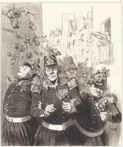 Rifolard está mais encantado do que nunca... de Honoré Daumier