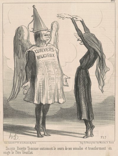 Sainte Rosette Tamisier... de Honoré Daumier