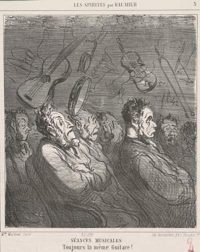 Sessões musicais de Honoré Daumier