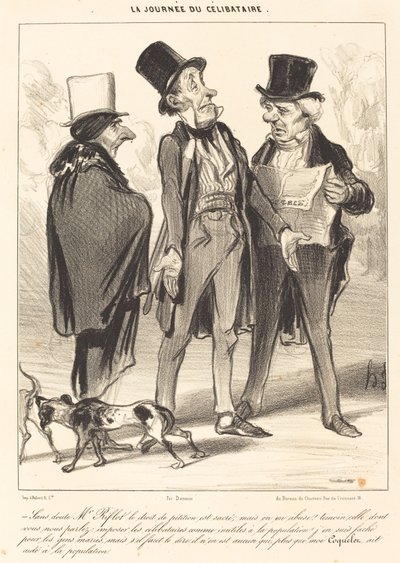 Sem dúvida, o Sr. Riflot está certo... de Honoré Daumier