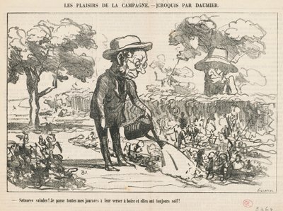 Malditas saladas... de Honoré Daumier