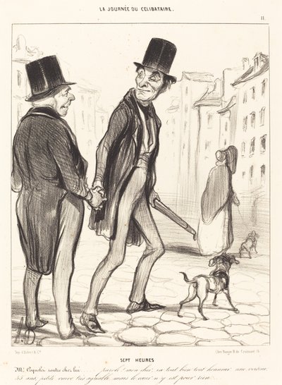 Sete horas de Honoré Daumier