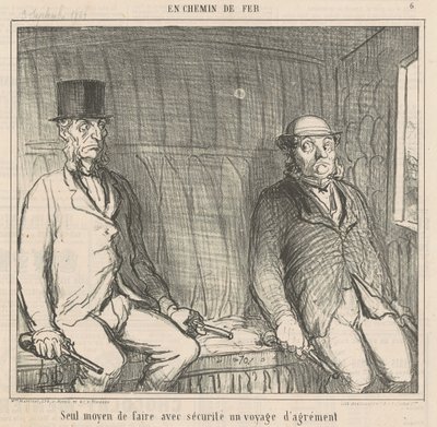 Única maneira de fazer isso com segurança de Honoré Daumier