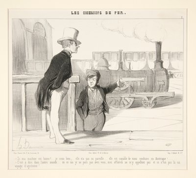 Se a minha máquina é boa? de Honoré Daumier