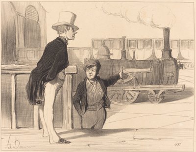 Se minha máquina é boa? Eu penso que sim... de Honoré Daumier