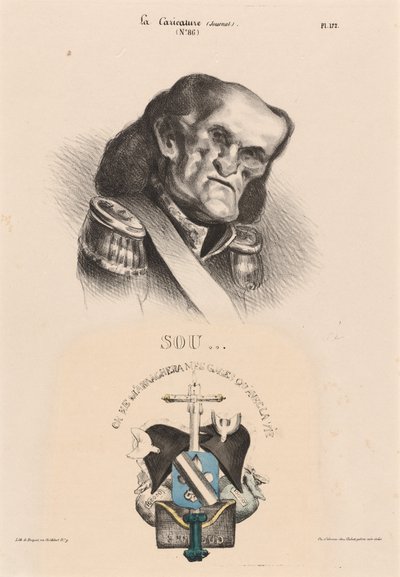 Soult (Marechal) de Honoré Daumier