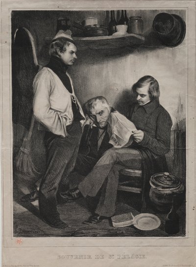 Lembrança da Prisão de Ste. Pelagia de Honoré Daumier