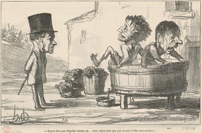 Então não fique chateado assim... de Honoré Daumier