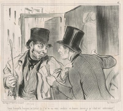 Fique tranquilo burguês, nós sabemos de Honoré Daumier