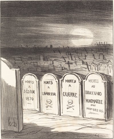 Praça Napoleão de Honoré Daumier