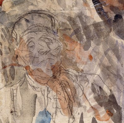 Estudo de um advogado; Estudo de um advogado; Honore Daumier de Honoré Daumier