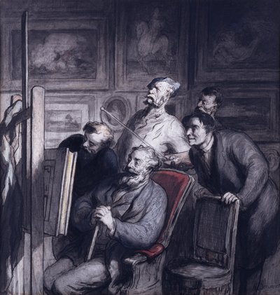 Os Amadores de Honoré Daumier