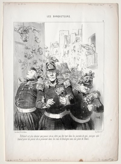 The Banqueters, prato 4: Rifolard está mais charmoso do que nunca... de Honoré Daumier