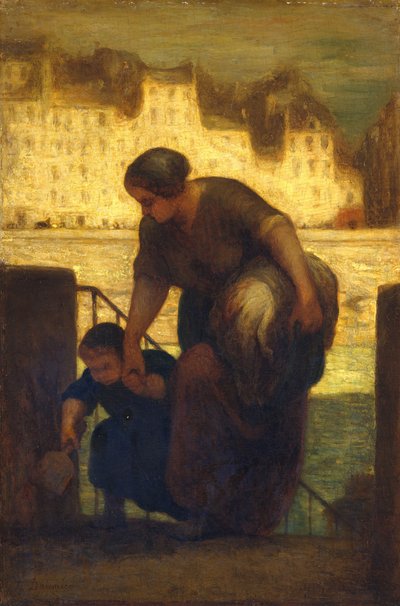 A Lavadeira, 186 [3]. de Honoré Daumier