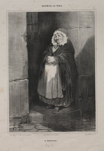 O pedestre de Honoré Daumier