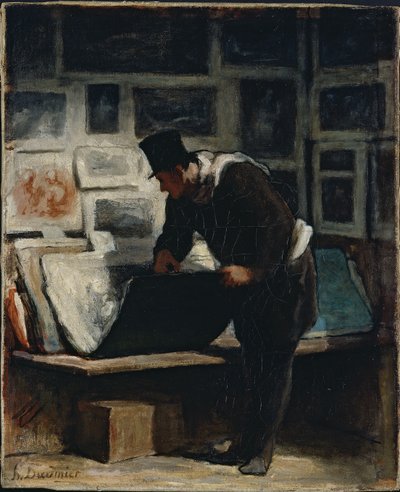 O coletor de impressões de Honoré Daumier