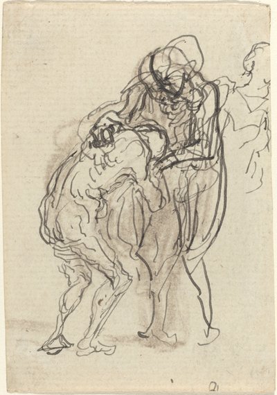 O filho pródigo de Honoré Daumier