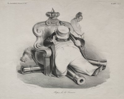 O Repouso da França de Honoré Daumier