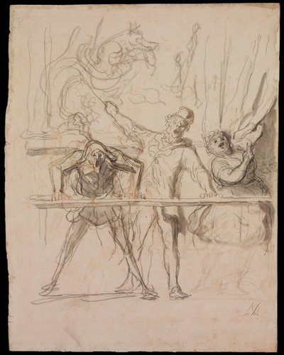 O espetáculo paralelo de Honoré Daumier