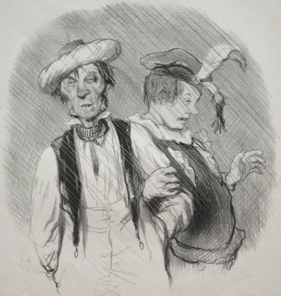 Os belos dias da vida, prato 18: Mardi gras de Honoré Daumier