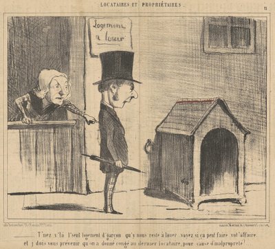 Você é a única acomodação do garoto... de Honoré Daumier