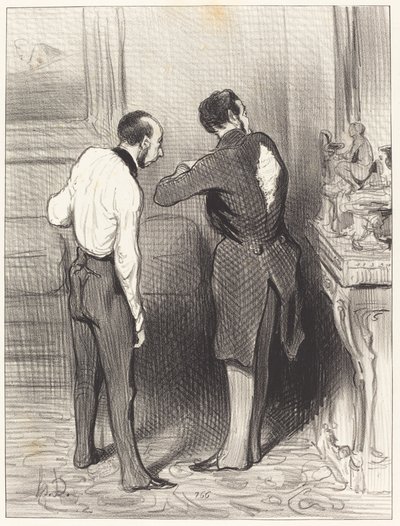 Seu vestido combina comigo, eu pego emprestado... de Honoré Daumier