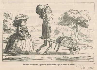 Nem tudo são rosas na agricultura... de Honoré Daumier