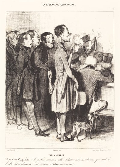 Trois horas de Honoré Daumier