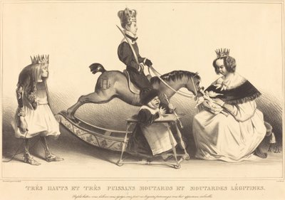 Mostardas e mostardas legítimas muito altas e muito potentes de Honoré Daumier