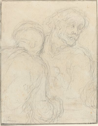 Dois homens de Honoré Daumier