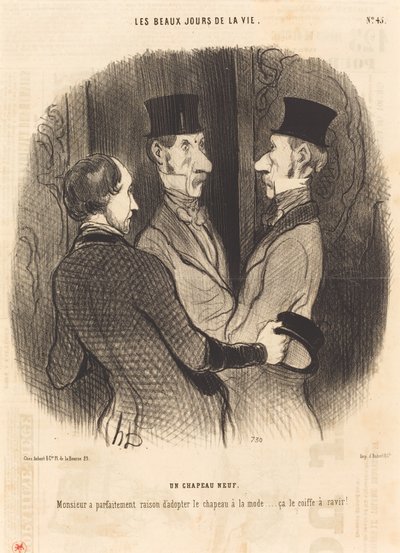 Um novo chapéu de Honoré Daumier
