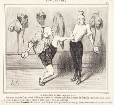 Un Complément de brillante éducation de Honoré Daumier