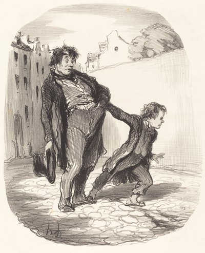 Um filho modelo de Honoré Daumier