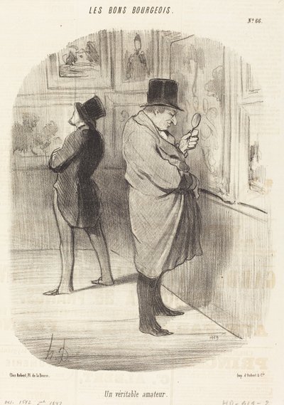 Um verdadeiro amador de Honoré Daumier