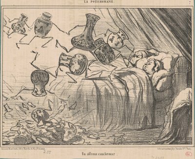Um pesadelo terrível de Honoré Daumier