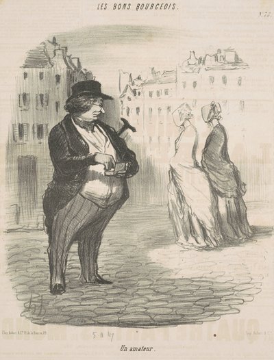 um hobista de Honoré Daumier