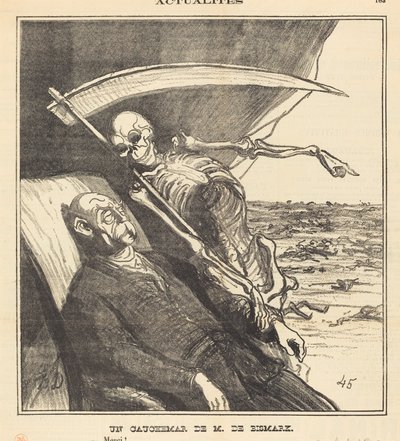 O Pesadelo do Sr. Bismarck de Honoré Daumier