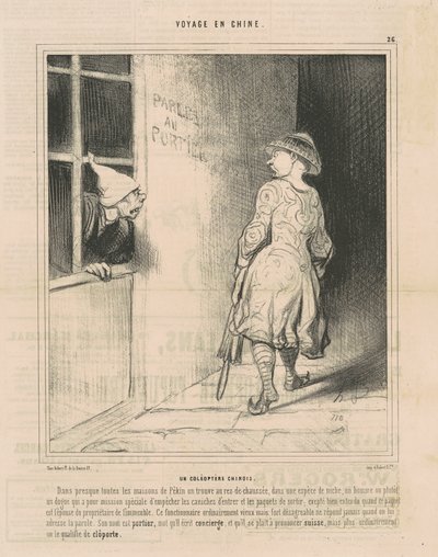 Um besouro chinês de Honoré Daumier