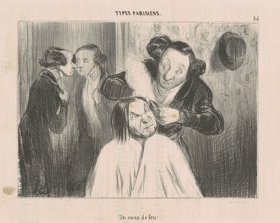 Un golpe de feu! de Honoré Daumier