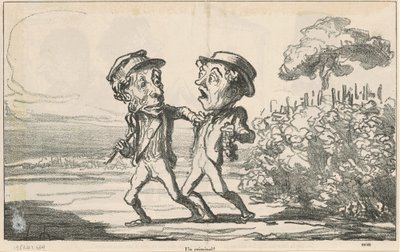 Um criminoso! de Honoré Daumier