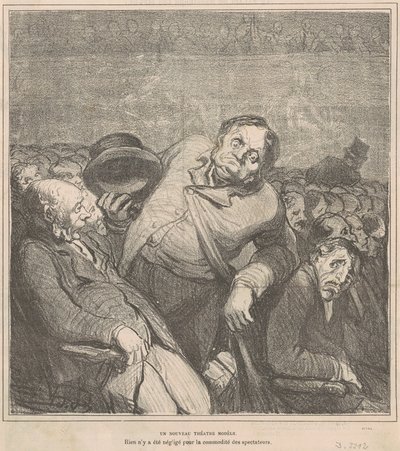 Um novo modelo de teatro de Honoré Daumier