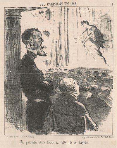 Um parisiense que permaneceu fiel... de Honoré Daumier