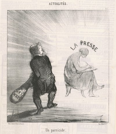 Un parricídio de Honoré Daumier