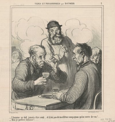 Un philosophe de Honoré Daumier