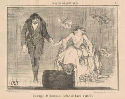Lembrança de um cantor... de Honoré Daumier