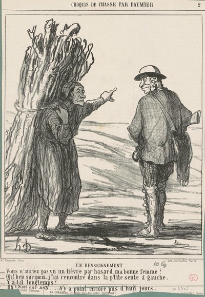 Un resenignement de Honoré Daumier
