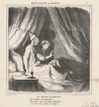 Um despertar repentino de Honoré Daumier