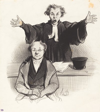 Um pedido de separação de Honoré Daumier