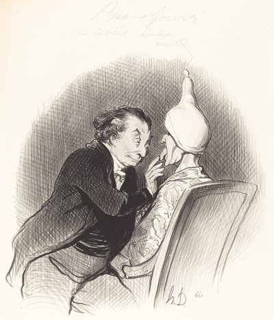 Um achado feliz de Honoré Daumier